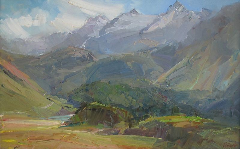 Балкария. х.м. 50х80 2016г.